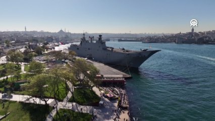 İspanya'nın amfibi hücum gemisi İstanbul'da