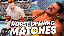 10 Worst WrestleMania Opening Matches EVER | partsFUNknown