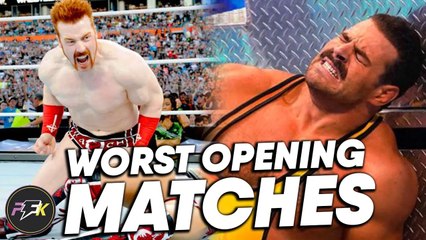 10 Worst WrestleMania Opening Matches EVER | partsFUNknown