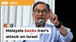 Malaysia backs Iranian drone attack on Israel