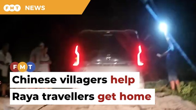 Chinese villagers smoothen Raya travellers’ journey home