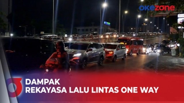 One Way Diberlakukan, Ruas Tol Cipali Ramai Lancar sedangkan Jalan Dalam Kota Semarang Padat