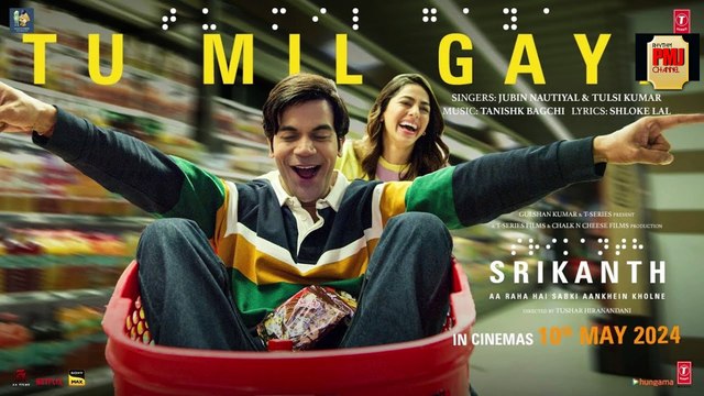 SRIKANTH: TU MIL GAYA (Song) | RAJKUMMAR RAO, ALAYA | JUBIN NAUTIYAL,TULSI KUMAR |TANISHK |BHUSHAN K