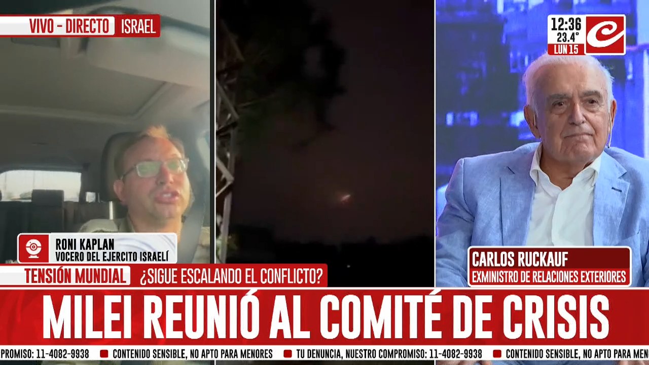 Conflicto en Medio Oriente: habla vocero del ejercito israelí