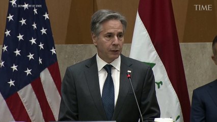 Blinken, Iraqi Deputy PM Call for Restraint After Iran Attack on Israel