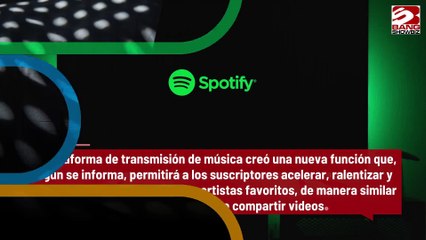 Desarrolla Spotify una nueva función para competir con TikTok