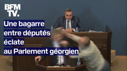 Une bagarre entre députés éclate au Parlement géorgien