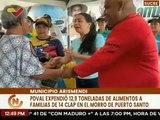 Sucre | PDVAL distribuyó 12,9 toneladas de alimentos en el mcpio. Arismendi