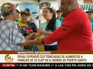 Download Video: Sucre | PDVAL distribuyó 12,9 toneladas de alimentos en el mcpio. Arismendi