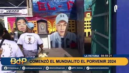 Mundialito de El Provenir: inició el torneo macho en las calles de La Victoria