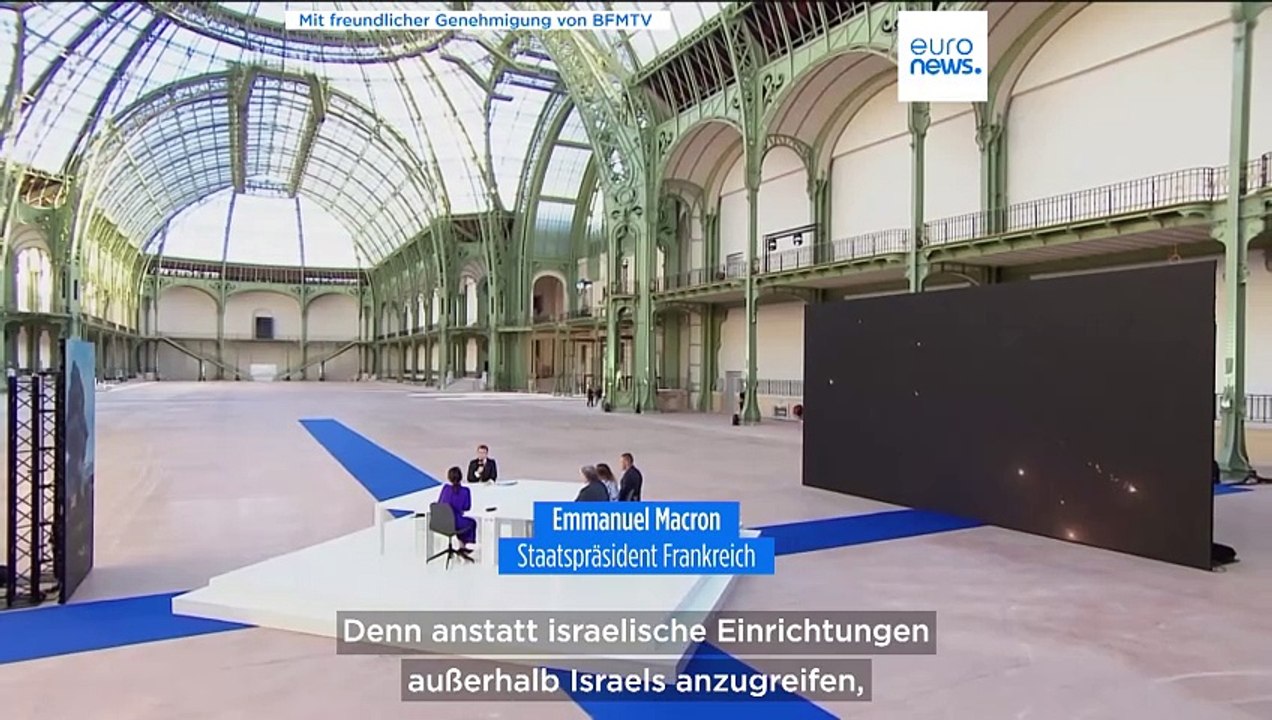 'Übertrieben': So bewertet Frankreich den iranischen Angriff auf Israel