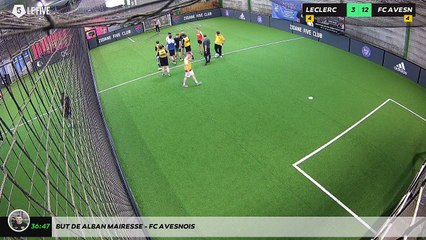 But de Alban Mairesse - FC AVESNOIS