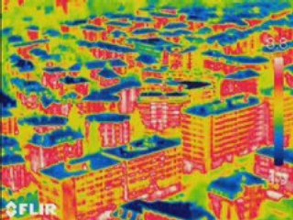 infra red aerial thermography with tethered balloon