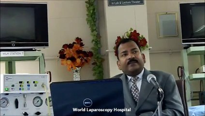 Demonstration of Laparoscopic Insufflator by Dr R K Mishra