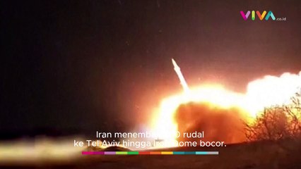 300 Rudal Iran Bikin Iron Dome Bocor!