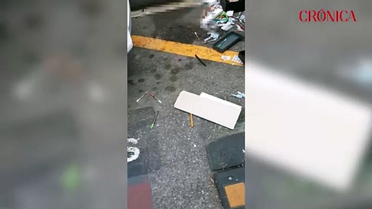 Jeringuillas en el Raval