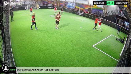 But de Nicolas GASCO - LES CASTORS