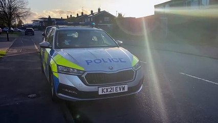 Hoy Walk, Corby, where police are on the scene of a serious incident