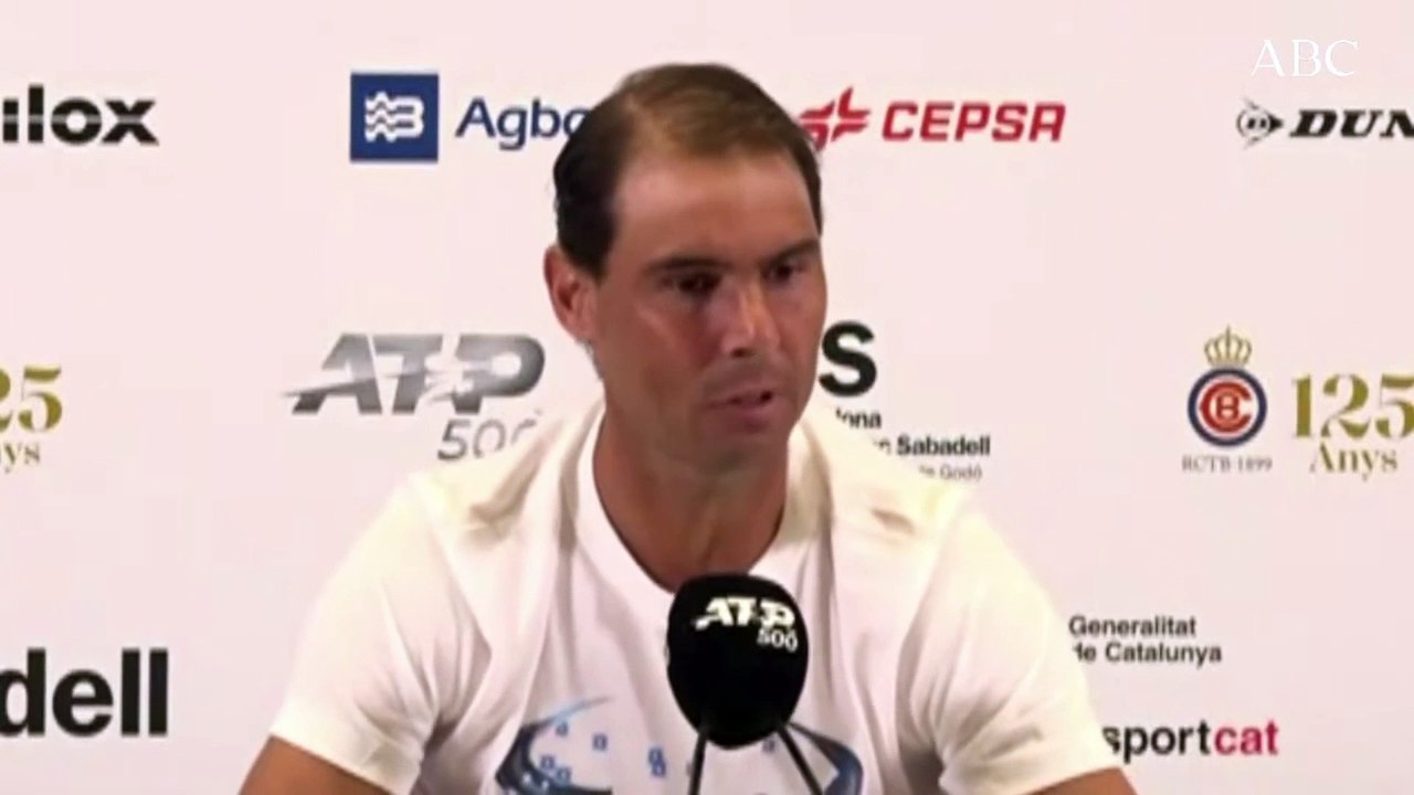 Hoy, 15/04/2024. ❤️ "Mañana voy a jugar" - Rafael Nadal en rueda de prensa en Barcelona.