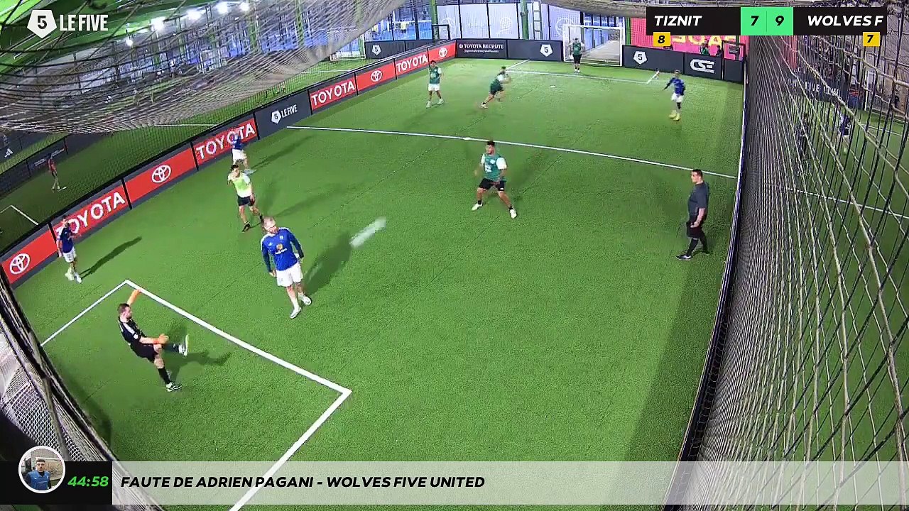 Faute de Adrien PAGANI - WOLVES FIVE UNITED
