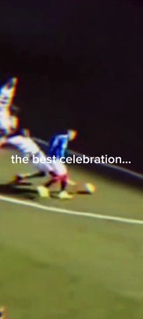 Bro scored the BEST goal with a BANGER celebration.