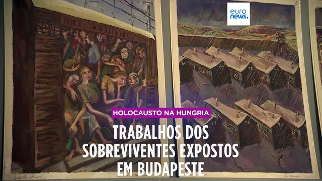 Trabalhos de artistas húngaros, sobreviventes do Holocausto, expostos em Budapeste