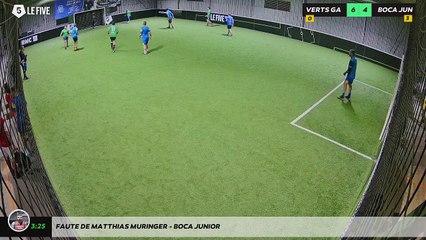 Faute de Matthias Muringer - BOCA JUNIOR