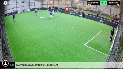 Faute de Lucas Latouche  - Snoopy FC