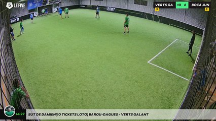 But de Damien(10 tickets LOTO) Barou-dagues - VERTS GALANT