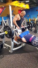 Bench press 245 with Mark Bell slingshot