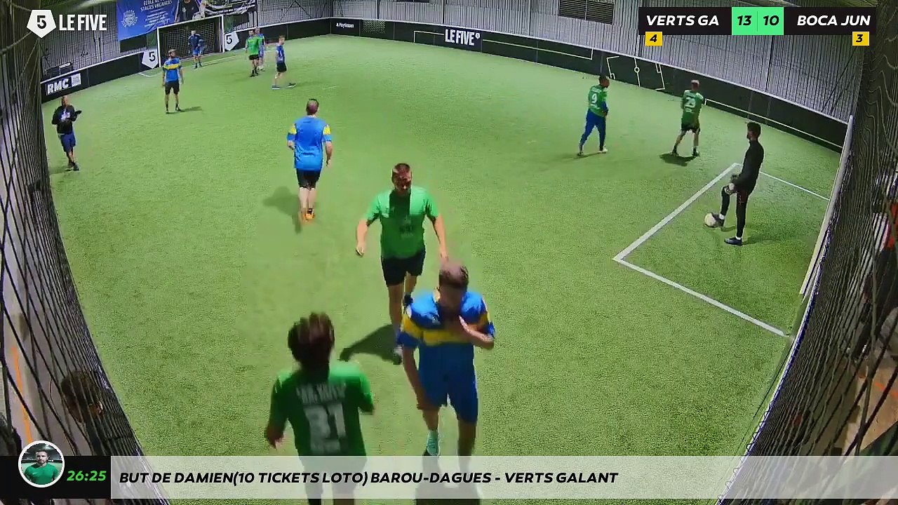 But de Damien(10 tickets LOTO) Barou-dagues - VERTS GALANT