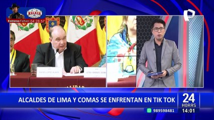 Alcalde de Comas a Rafael López Aliaga: “Dime cuándo y dónde para explicarte cómo mejorar una ciudad"