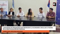 Lanzaron un programa que promueve la economía circular a través de la reutilización de frascos