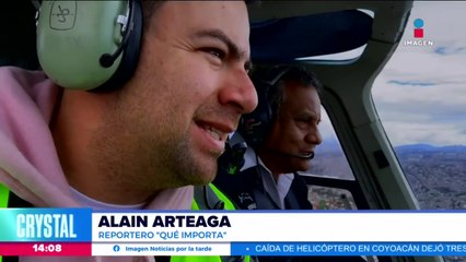 El reportero Alain Arteaga tuvo la oportunidad de viajar con el piloto Armando Cervantes