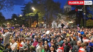 Gürcistan'da 'Yabancı Etkinin Şeffaflığı' yasa tasarısı protestoları devam ediyor: 14 gözaltı