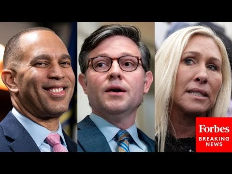 Hakeem Jeffries Asked If Democrats Would Vote To Save House Speaker Mike Johnson From Greene Motion