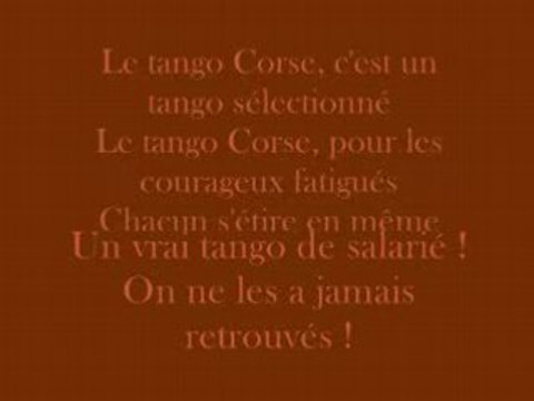 Fernandel - Tango Corse