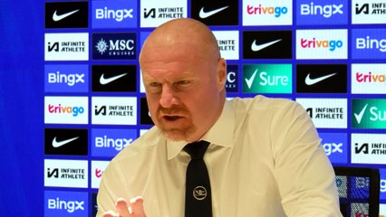 Dyche reacts to a hugely disappointing 6-0 defeat