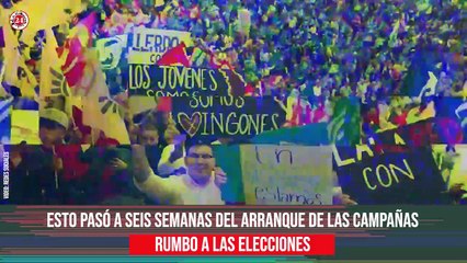 Con caída de Claudia Sheinbaum y todo, así van las campañas presidenciales