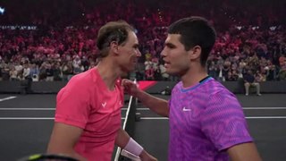 2ª parte 'El Slam de Netflix' 2024 ❤ Rafael Nadal vs. Carlos Alcaraz. #ElSlamdeNetflix