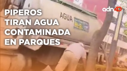 Utilizan el agua contaminada para regar, vecinos se preocupan que afecte a l flora y los animales