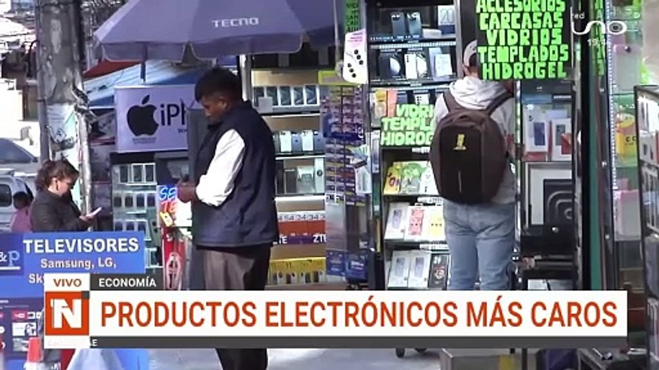 Productos electrónicos más caros.