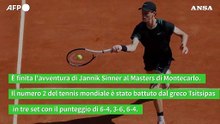Sinner fermato da un infortunio, in finale a Montecarlo va Tsitsipas