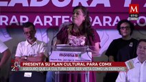 Clara Brugada da a conocer su Plan Cultural para la CdMx