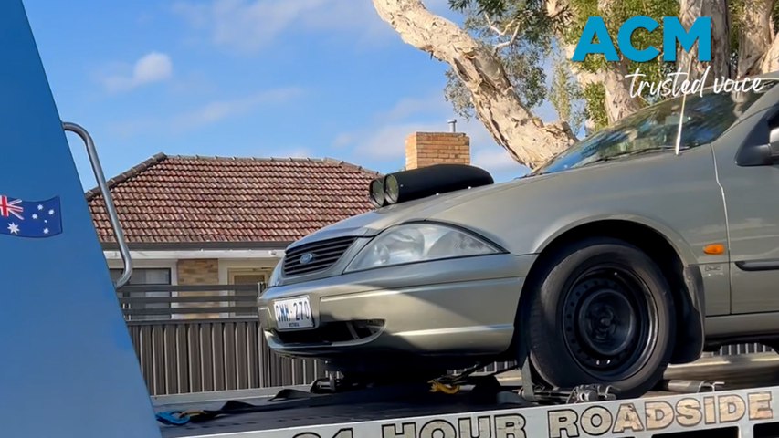 Members of Dandenong’s Achilles Taskforce, focused on high-risk driving, allegedly saw the man perform a burnout at the Heatherton Road and Marshall Street intersection, and further inspection of his vehicle revealed non-compliance with registration standards due to a homemade bonnet scoop and bald tires.