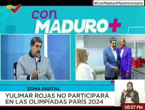 Pdte. Maduro: El pueblo reconoce a Yulimar Rojas como una heroína deportiva de la juventud venezolana