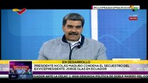 Presidente Nicolás Maduro exhorta a Ecuador a otorgar asilo político a exvicepresidente Jorge Glas