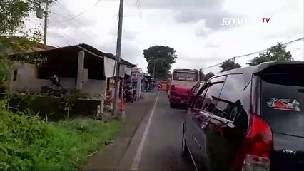 Download Video: Arus Balik Lebaran, Pertigaan Ajibarang Banyumas Macet Total