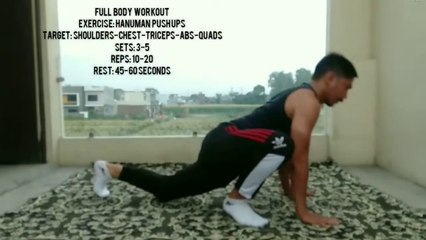 HANUMAN Push Ups हनुमान दंड Full Body Workout at Home Without Equipment #ramnavmi #ramnavami #ramnavmi2024 #ramnavami2024 #heermlgangaputra #naturalbodybuilding