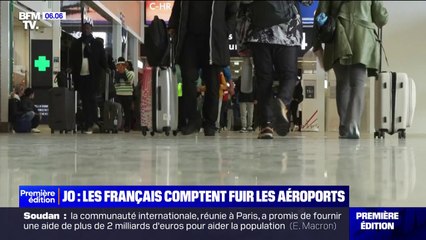 Les Français comptent fuir les aéroports pendant la période des JO